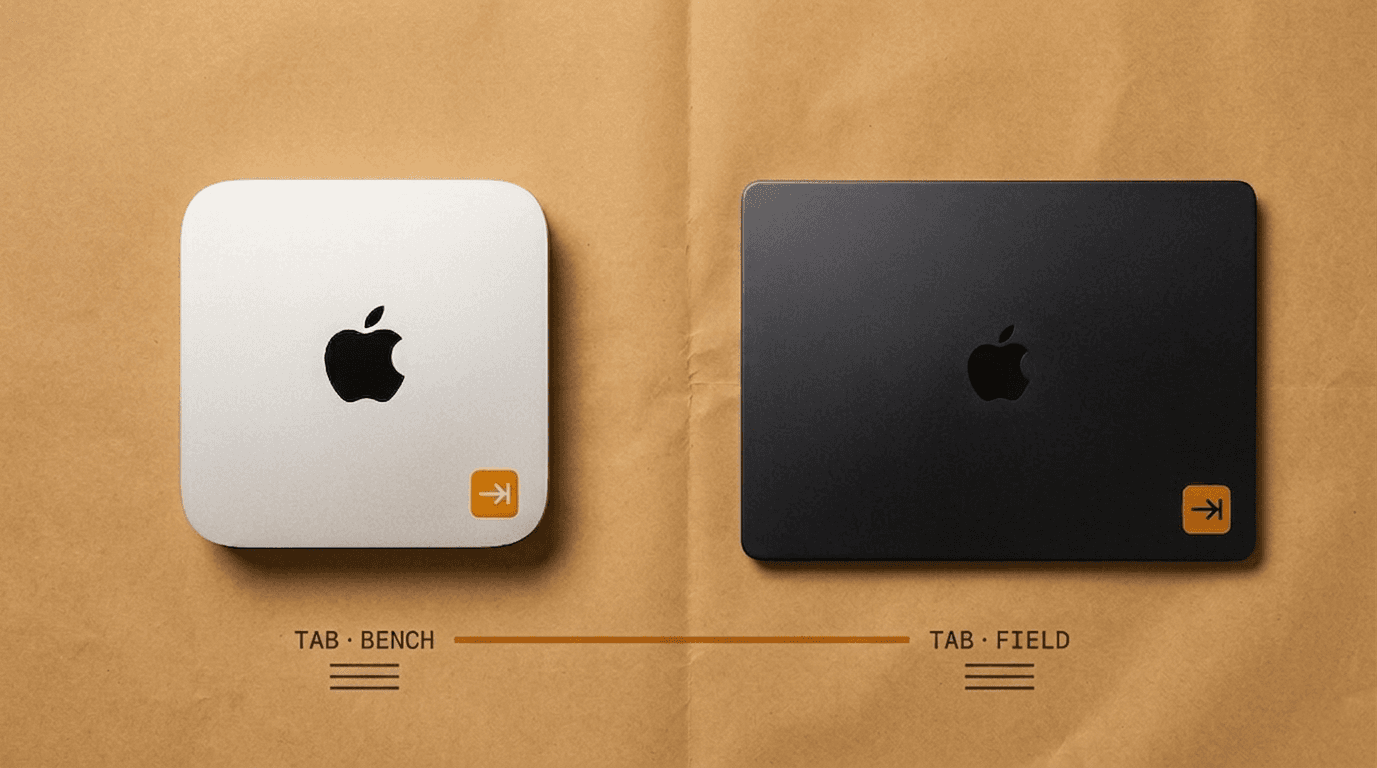 TAB Bench and TAB Field — the matched product pair